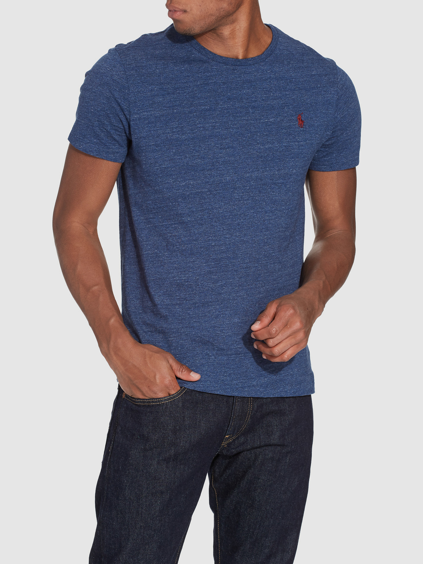 Casual blue tee