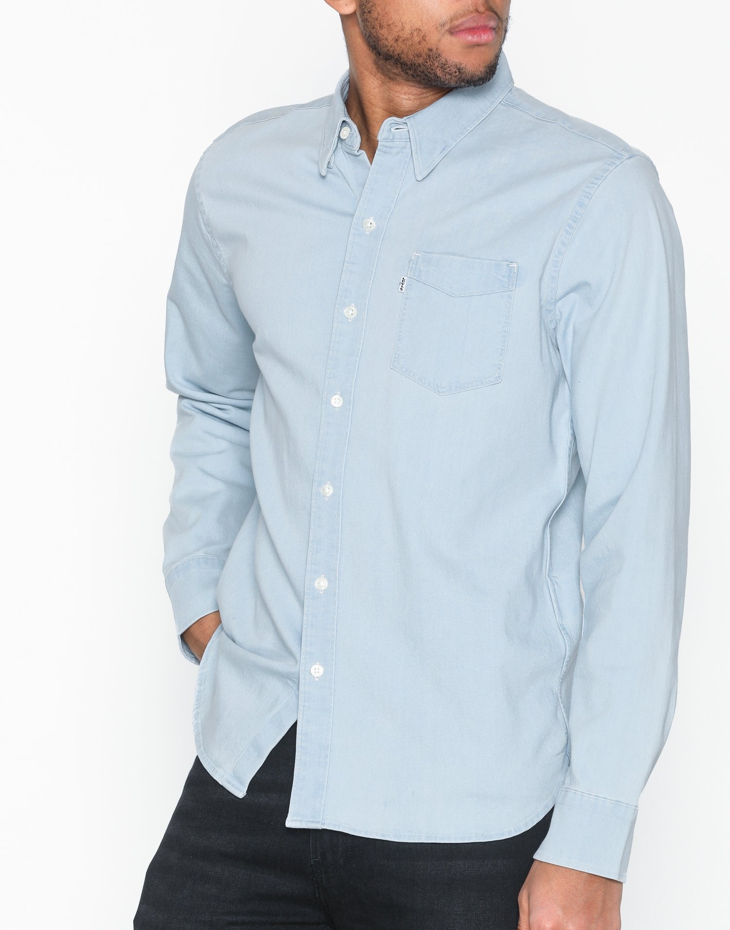Light blue shirt